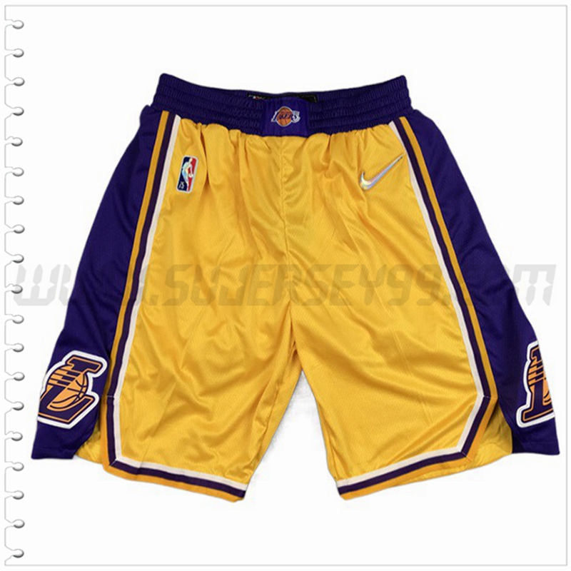 Pantalones Cortos NBA Los Angeles Lakers Amarillo