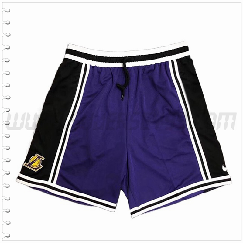 Pantalones Cortos NBA Los Angeles Lakers Púrpura