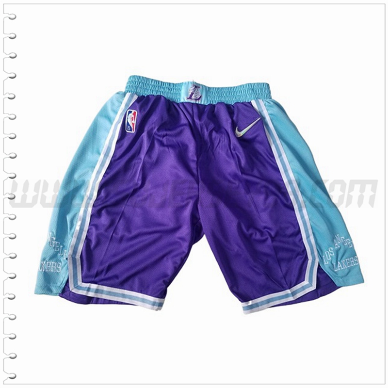 Pantalones Cortos NBA Los Angeles Lakers Púrpura