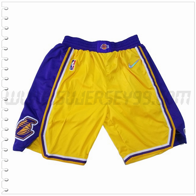 Pantalones Cortos NBA Los Angeles Lakers Amarillo