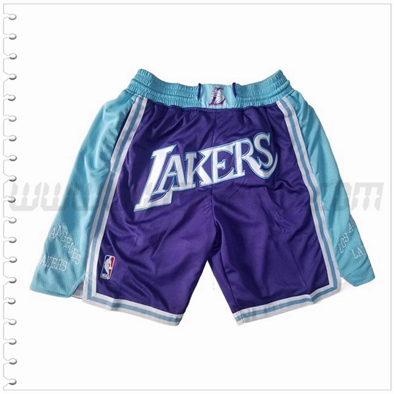 Pantalones Cortos NBA Los Angeles Lakers Púrpura