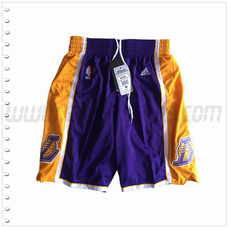 Pantalones Cortos NBA Los Angeles Lakers Púrpura