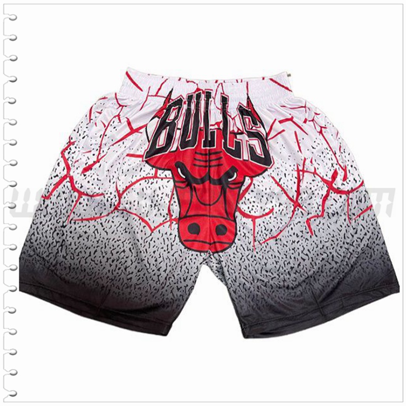 Pantalones Cortos NBA Chicago Bulls Blanco