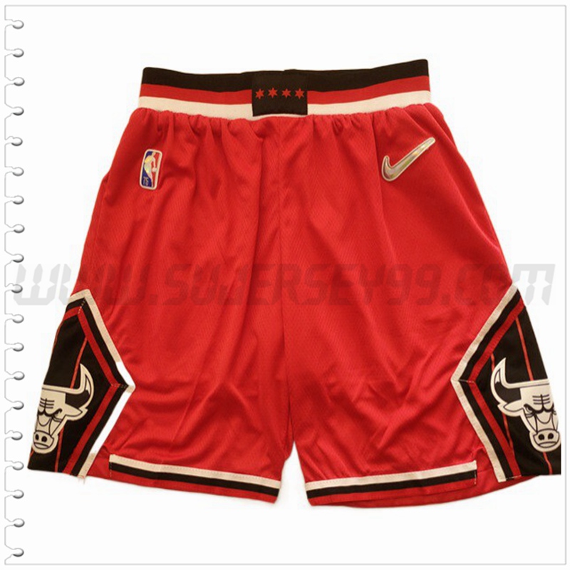 Pantalones Cortos NBA Chicago Bulls Rojo