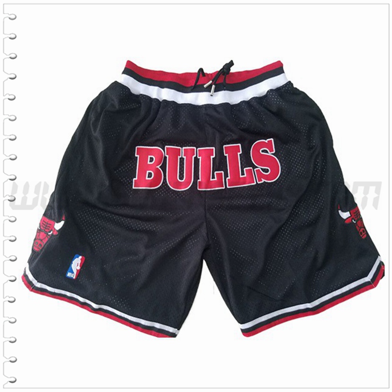 Pantalones Cortos NBA Chicago Bulls Negro