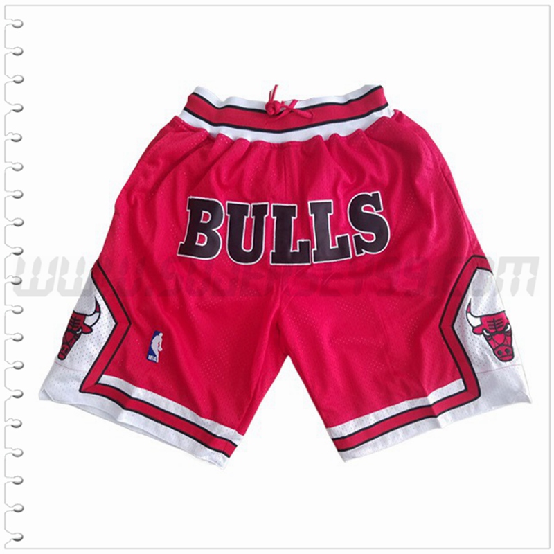 Pantalones Cortos NBA Chicago Bulls Rojo