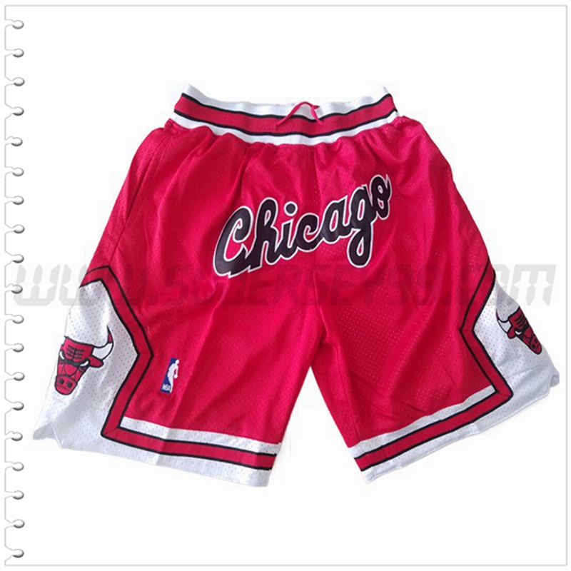 Pantalones Cortos NBA Chicago Bulls Rojo