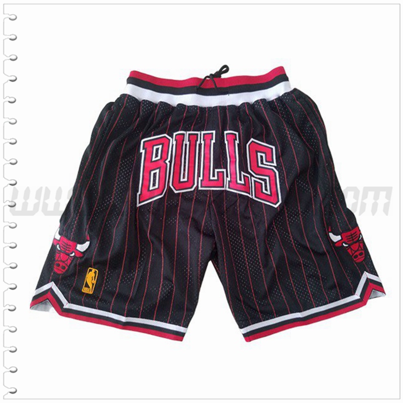 Pantalones Cortos NBA Chicago Bulls Negro