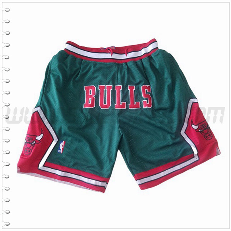 Pantalones Cortos NBA Chicago Bulls Verde