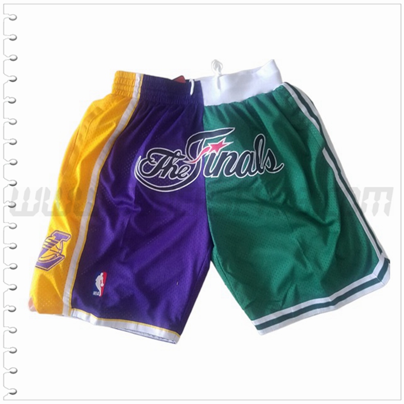 Pantalones Cortos NBA Chicago Bulls Púrpura/Verde