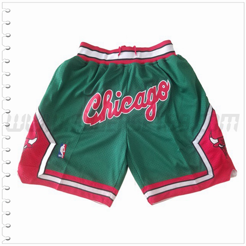 Pantalones Cortos NBA Chicago Bulls Verde