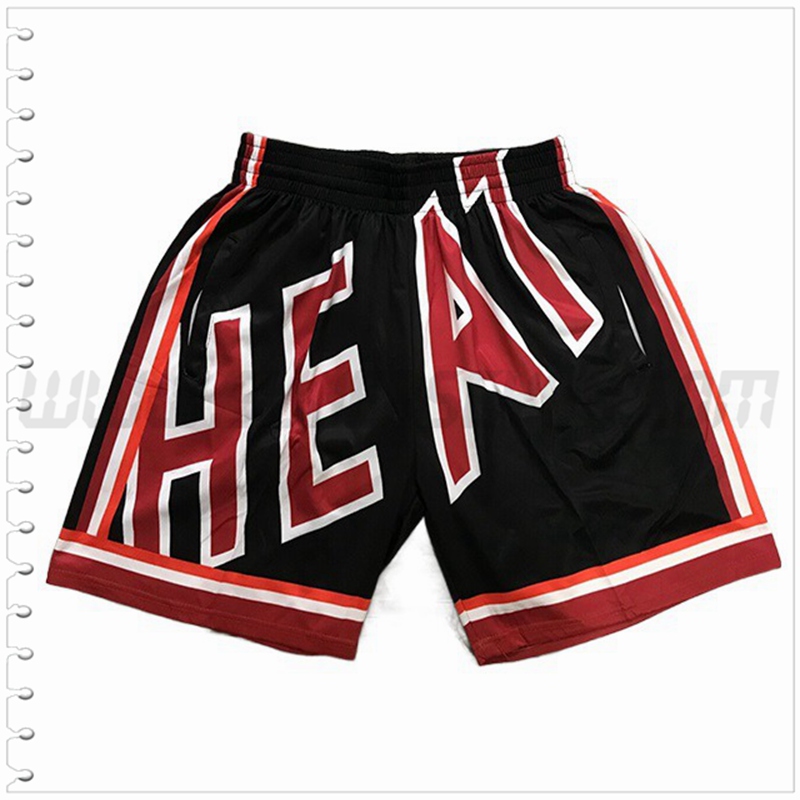 Pantalones Cortos NBA Miami Heat Negro