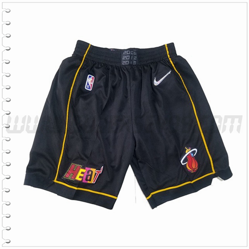 Pantalones Cortos NBA Miami Heat Negro