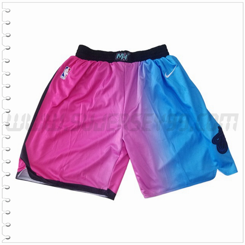 Pantalones Cortos NBA Miami Heat Rosa/Azul