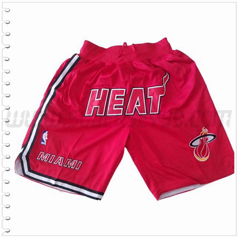 Pantalones Cortos NBA Miami Heat Rojo