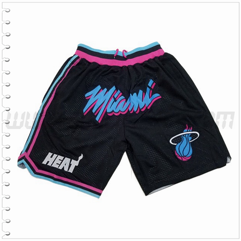 Pantalones Cortos NBA Miami Heat Negro