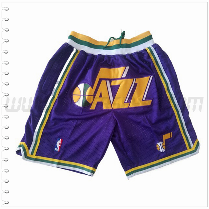 Pantalones Cortos NBA Utah Jazz Púrpura