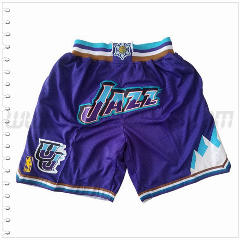 Pantalones Cortos NBA Utah Jazz Púrpura