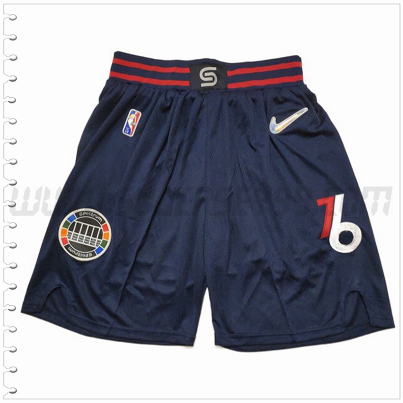 Pantalones Cortos NBA Philadelphia 76ers Azul Oscuro