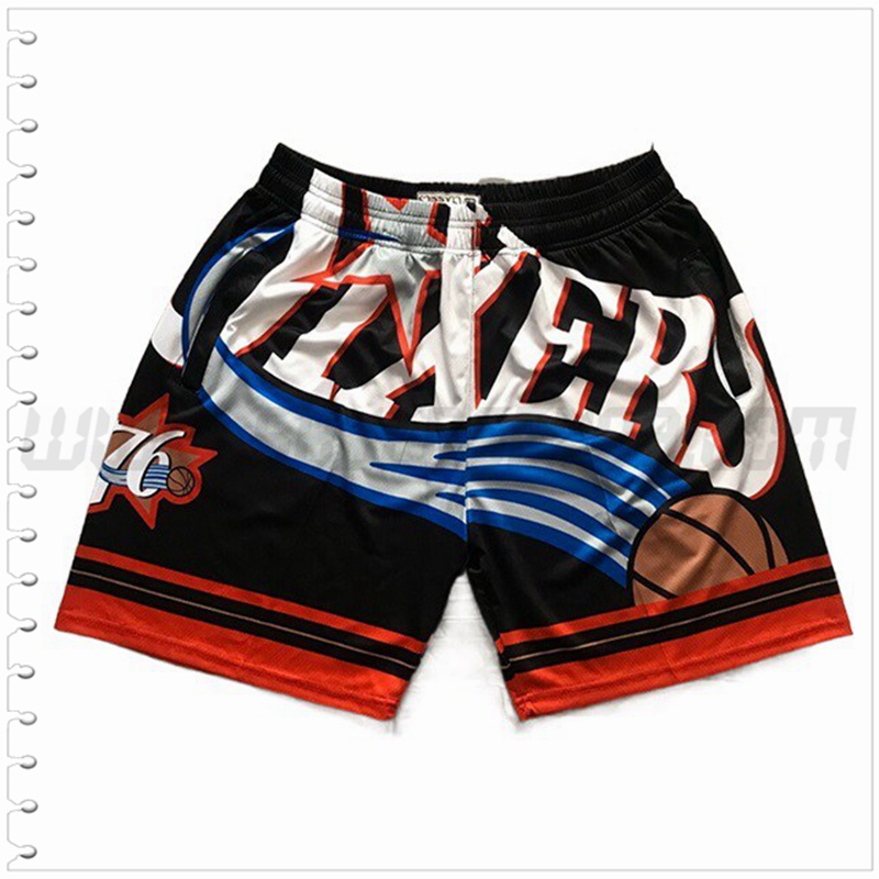 Pantalones Cortos NBA Philadelphia 76ers Negro