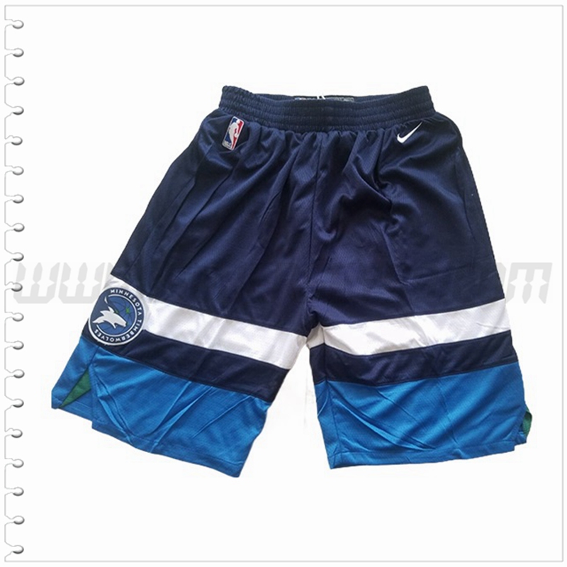 Pantalones Cortos NBA Minnesota Timberwolves Azul Oscuro