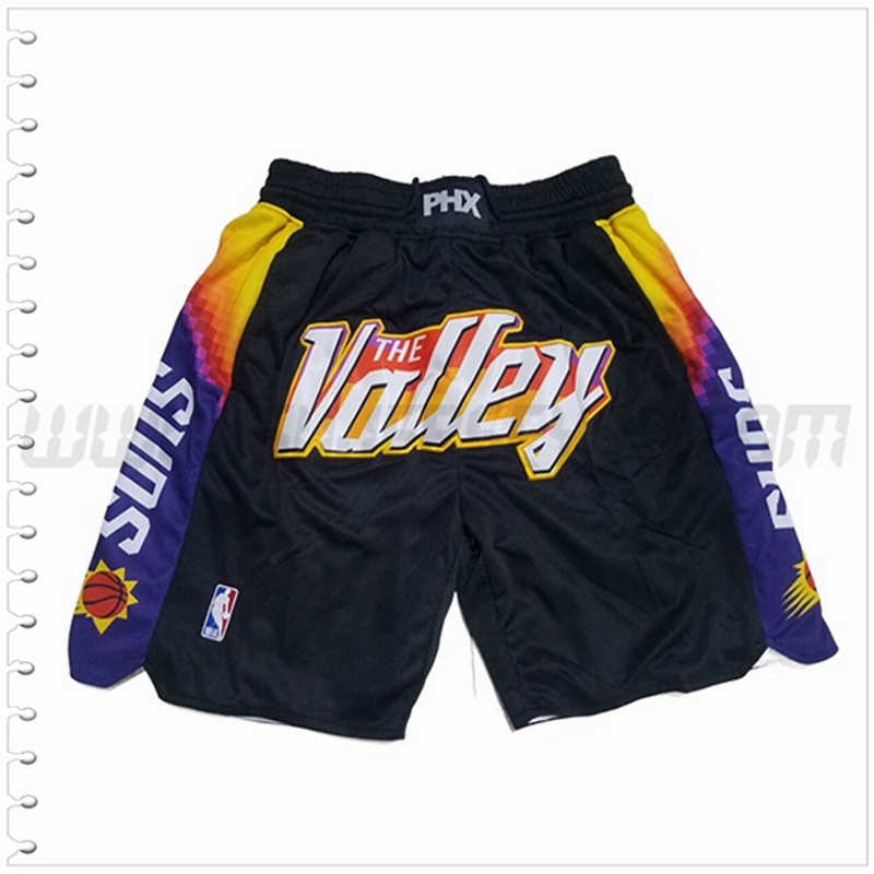 Pantalones Cortos NBA Phoenix Suns Negro