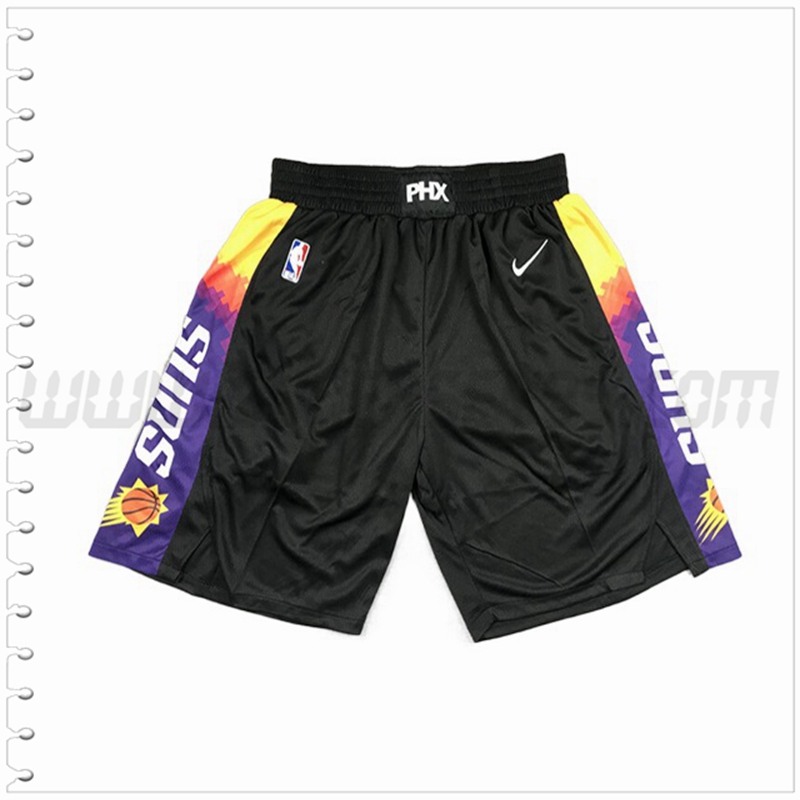 Pantalones Cortos NBA Phoenix Suns Negro