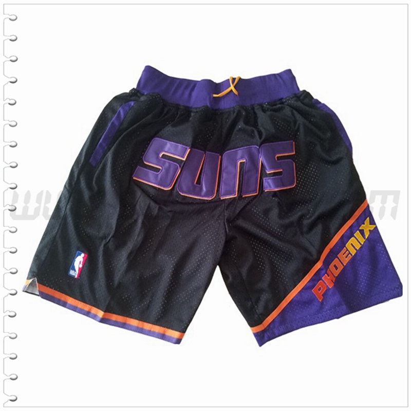 Pantalones Cortos NBA Phoenix Suns Negro