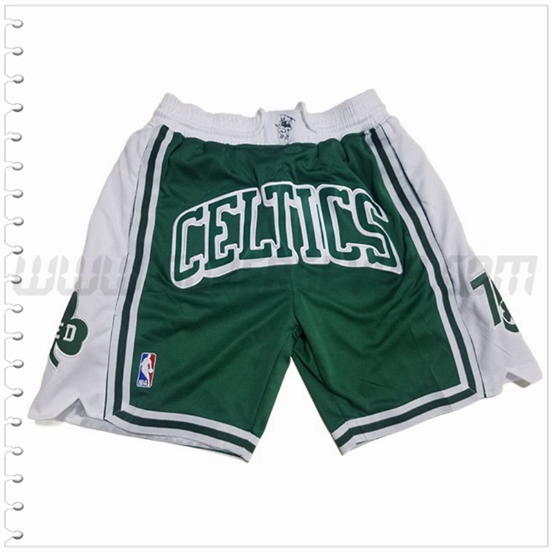 Pantalones Cortos NBA Boston Celtics Verde