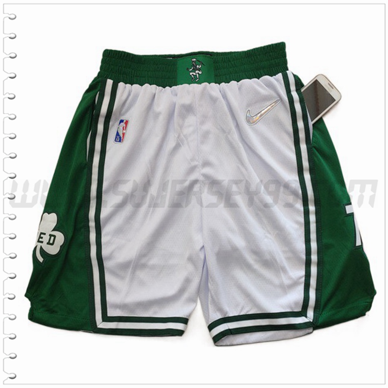 Pantalones Cortos NBA Boston Celtics Blanco