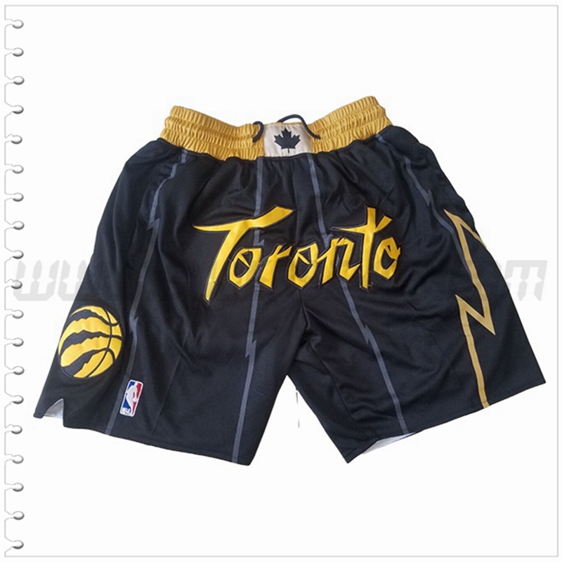 Pantalones Cortos NBA Toronto Raptors Negro