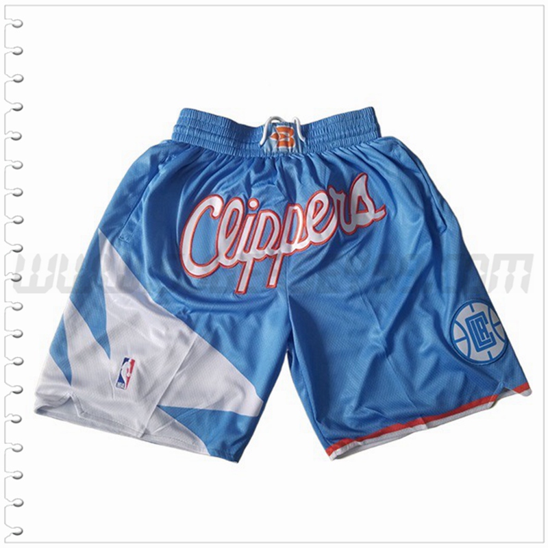 Pantalones Cortos NBA Los Angeles Clippers Azul claro