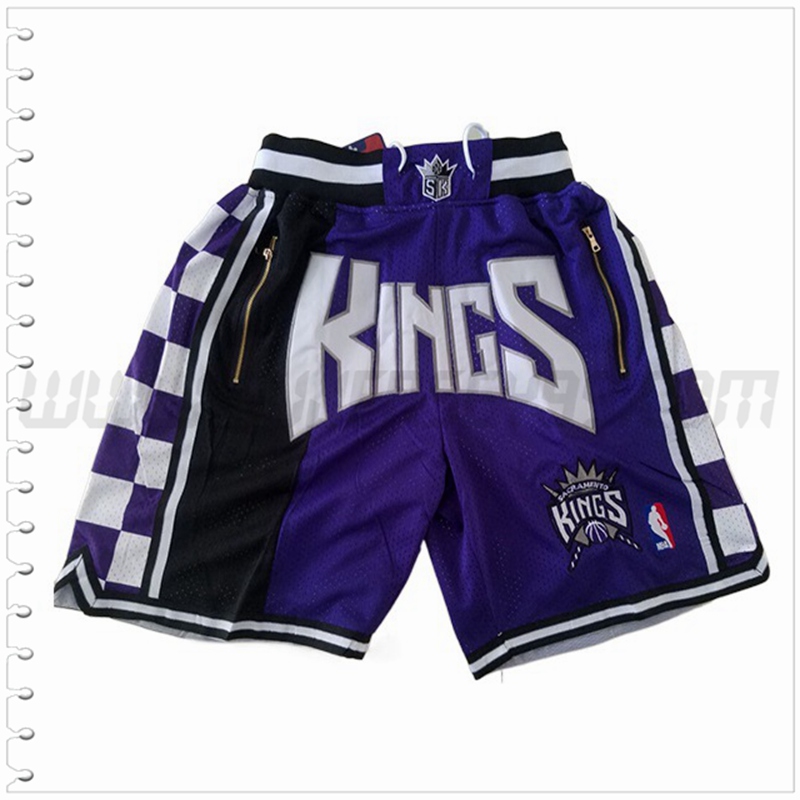 Pantalones Cortos NBA Sacramento Kings Púrpura