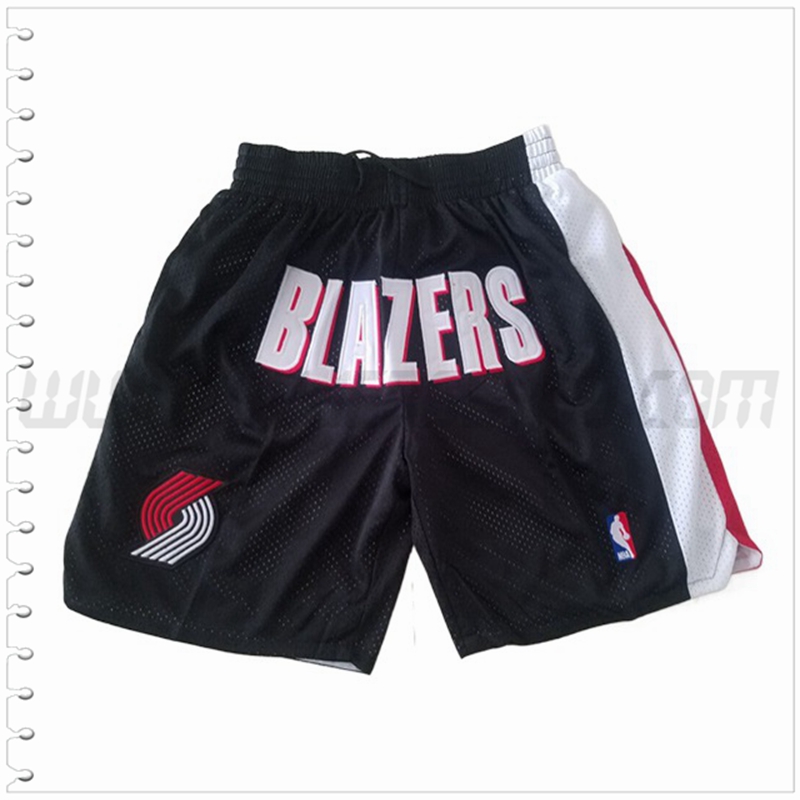 Pantalones Cortos NBA Portland Trail Blazers Negro