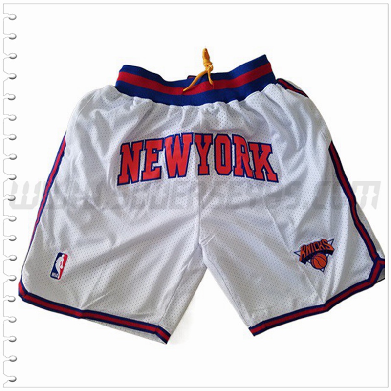 Pantalones Cortos NBA New York Knicks Blanco