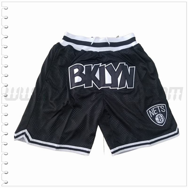 Pantalones Cortos NBA Brooklyn Nets Negro