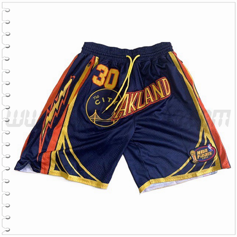 Pantalones Cortos NBA Golden State Warriors Azul Oscuro