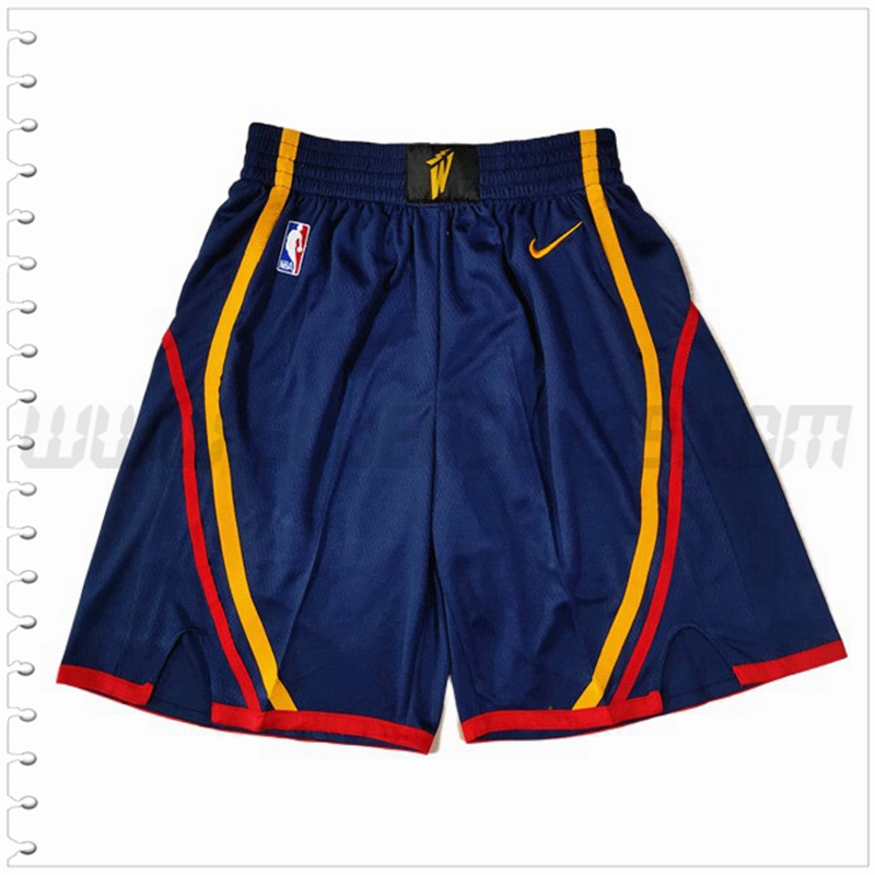 Pantalones Cortos NBA Golden State Warriors Azul Oscuro