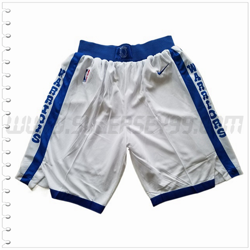 Pantalones Cortos NBA Golden State Warriors Blanco