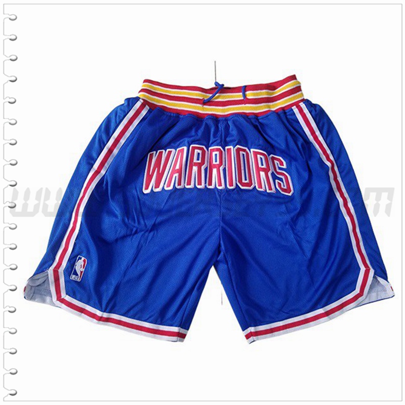 Pantalones Cortos NBA Golden State Warriors Azul