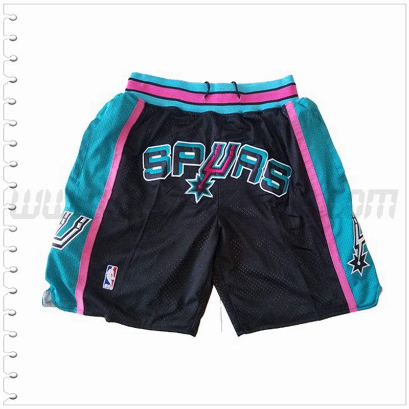 Pantalones Cortos NBA San Antonio Spurs Negro