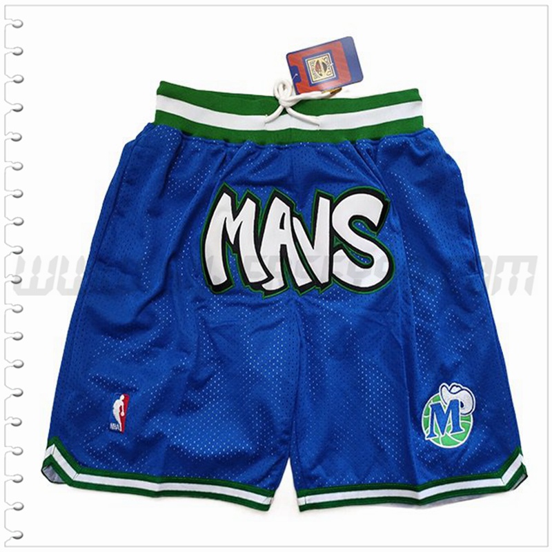 Pantalones Cortos NBA Dallas Mavericks Azul