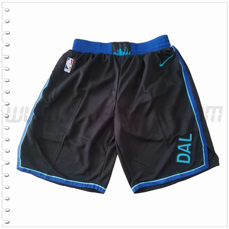 Pantalones Cortos NBA Dallas Mavericks Negro