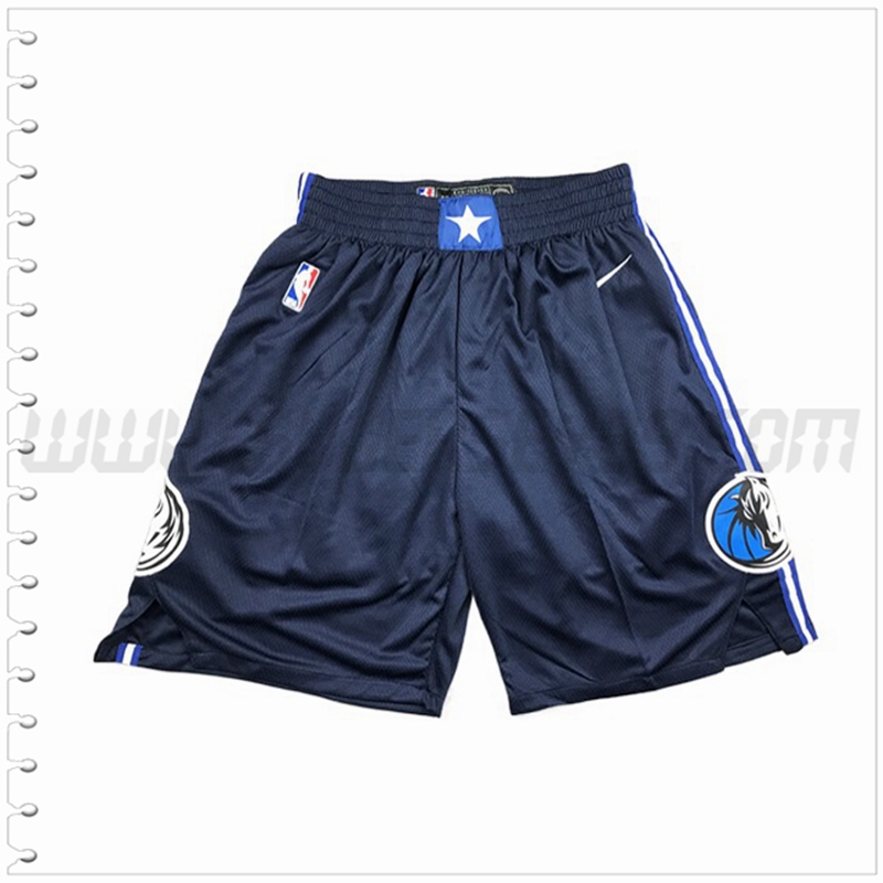 Pantalones Cortos NBA Dallas Mavericks Azul Oscuro