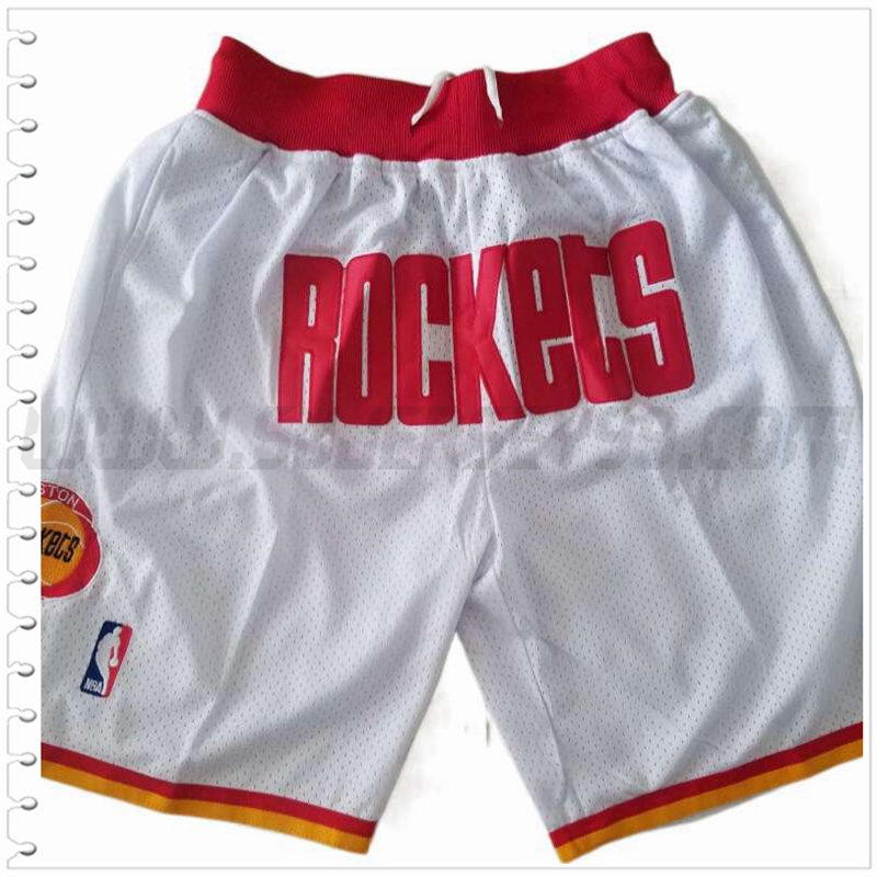 Pantalones Cortos NBA Houston Rockets Blanco