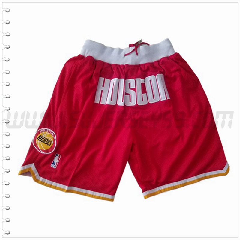 Pantalones Cortos NBA Houston Rockets Rojo