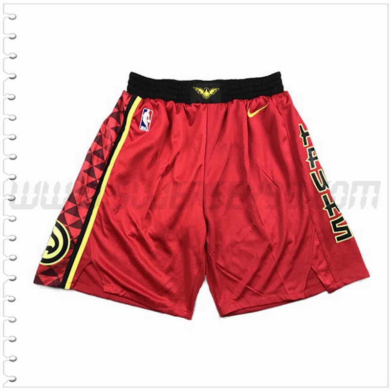 Pantalones Cortos NBA Atlanta Hawks Rojo