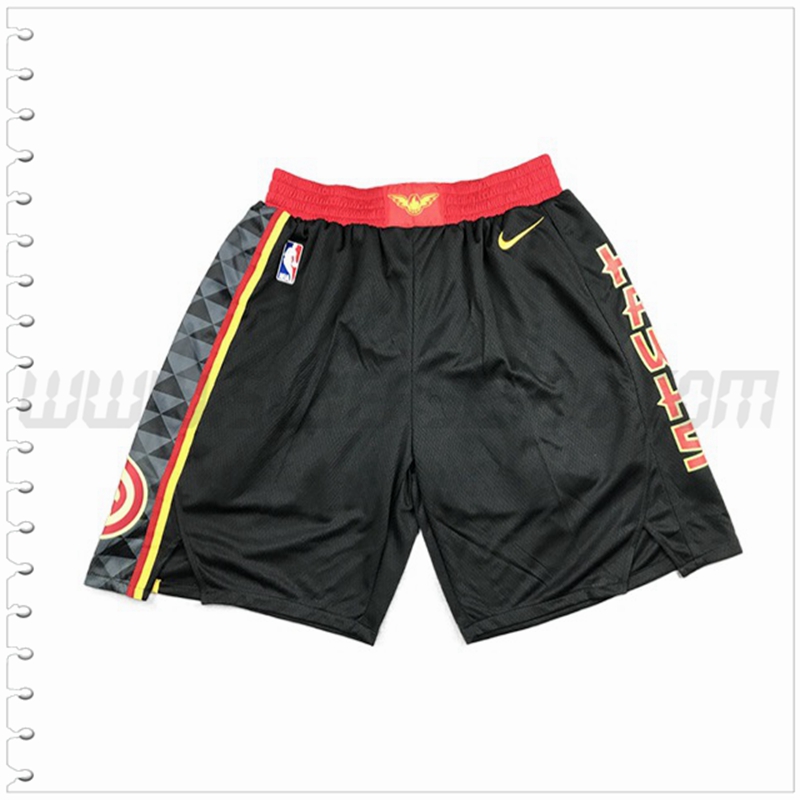 Pantalones Cortos NBA Atlanta Hawks Negro