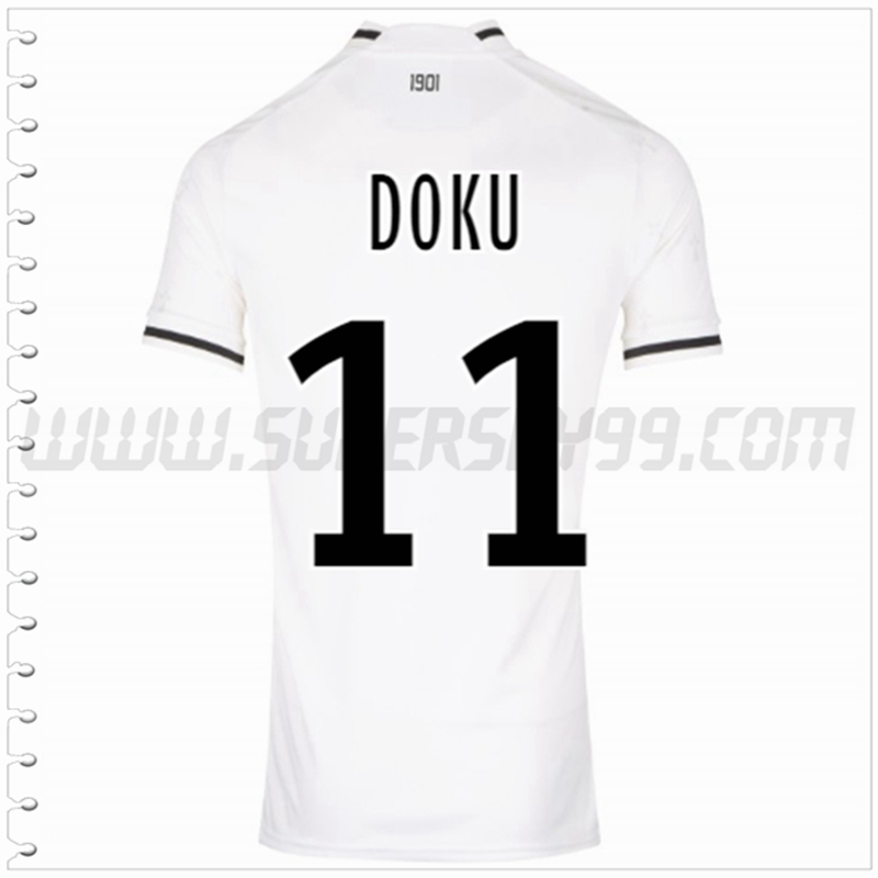 Segunda Camiseta Futbol Stade Rennais DOKU #11 2022 2023