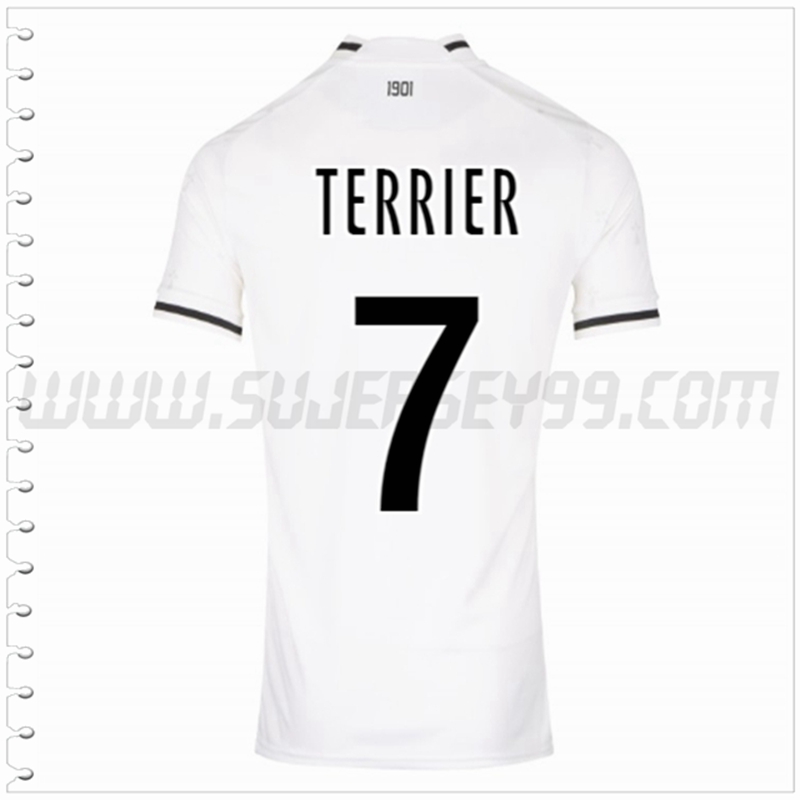 Segunda Camiseta Futbol Stade Rennais TERRIER #7 2022 2023